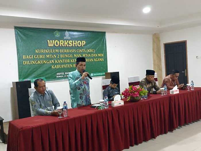 MTsN 2 Bungo Gelar Workshop Kurikulum Berbasis Cinta