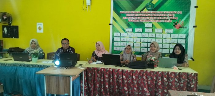Penilaian Zona Integritas Semakin Dekat, MTsN 2 Bungo Percepat Finalisasi Persiapan Penilaian Zona Integritas Semakin Dekat, MTsN 2 Bungo Percepat Finalisasi Persiapan