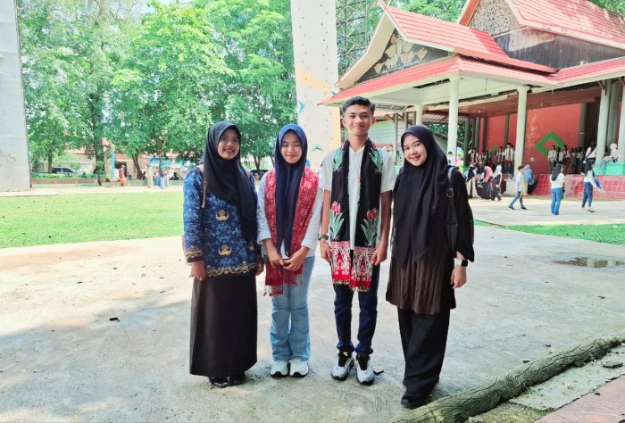 Dua Siswa MTsN 2 Bungo Siap Tampil di Gladi Festival Batik