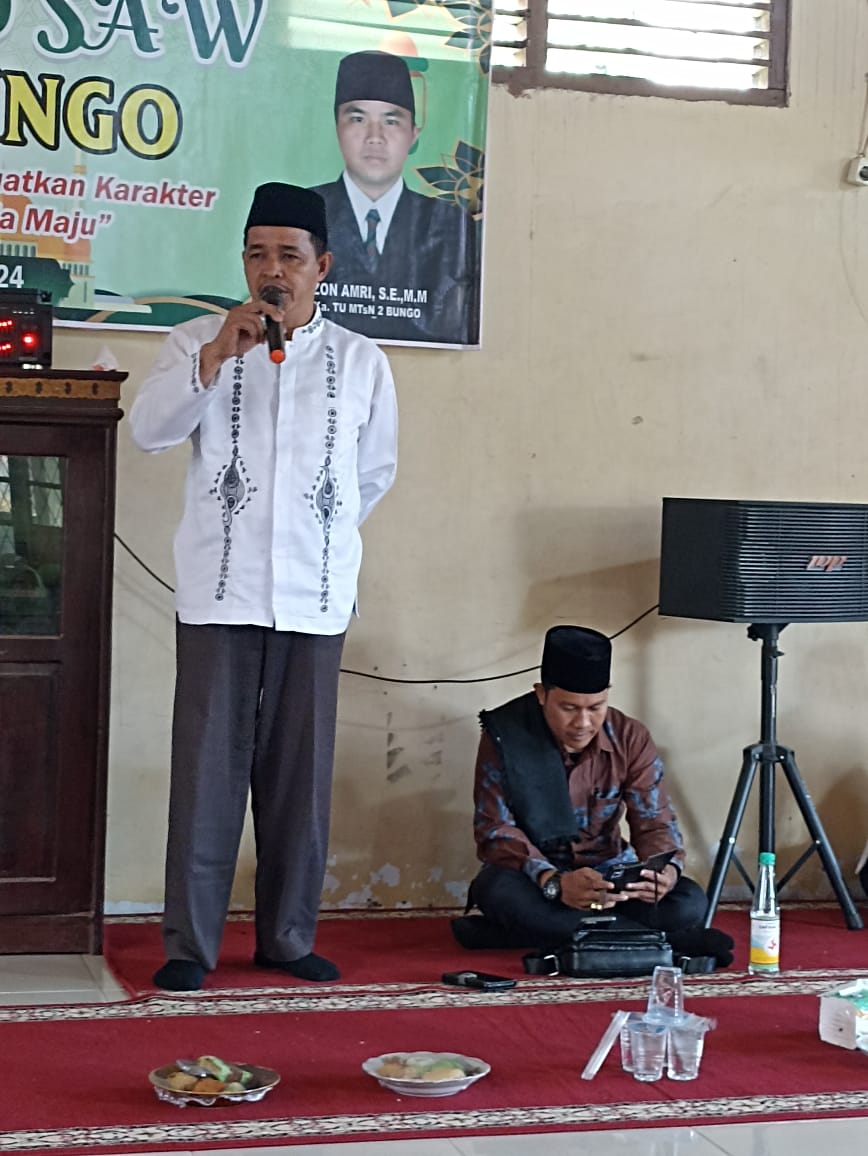 MTs NEGERI 2 BUNGO MEMPERINGATI ACARA MAULID NABI MUHAMMAD SAW 