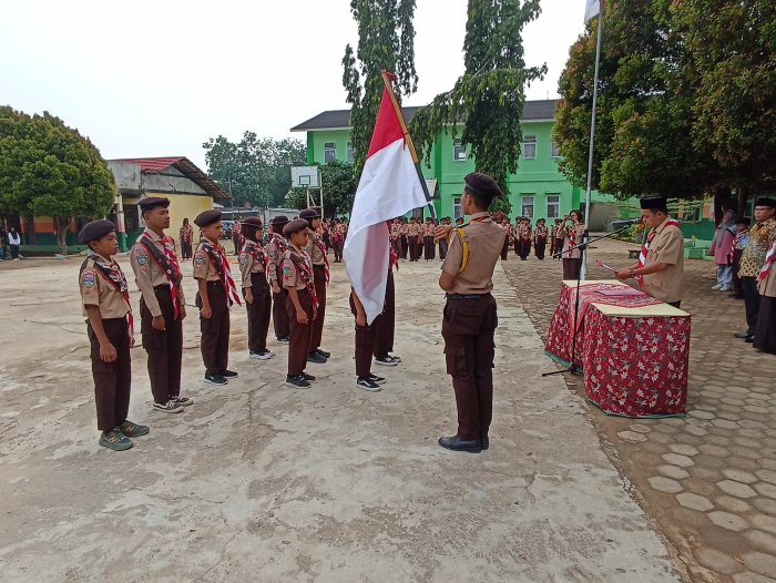 Pelantikan Anggota Baru Pasgam MTsN 2 Bungo