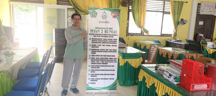 Tingkatkan Profesionalisme, Waka Kurikulum MTsN 2 Bungo Tegaskan 10 Poin Komitmen PUSAKA untuk Seluruh Guru