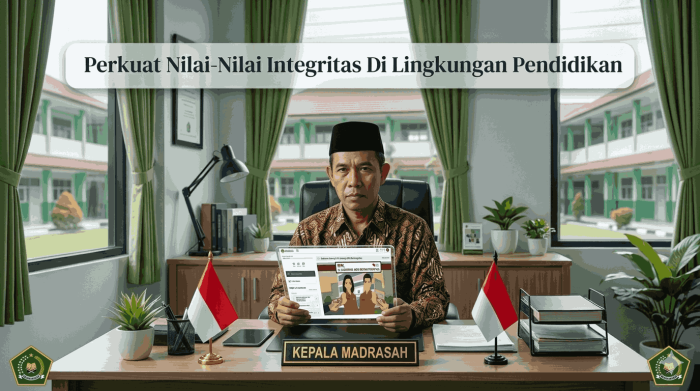Perkuat Integritas, Kepala MTsN 2 Bungo Ikuti E-Learning ASN Berintegritas Batch 3 Kemenag RI