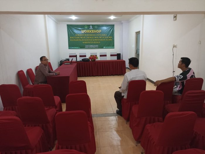 Panitia MTsN 2 Bungo Pastikan Kesiapan Workshop KBC