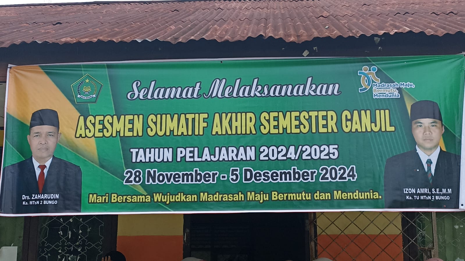 PEMBUKAAN PELAKSANAAN ASESMEN SUMATIF AKHIR SEMESTER GANJIL TA.2024/2025