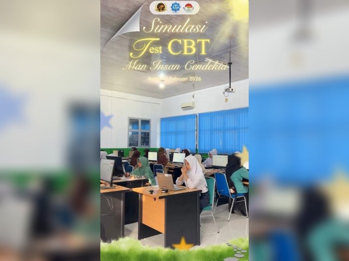 Siswa MTsN 2 Bungo Ikuti Simulasi Seleksi Nasional Peserta Didik Baru MAN IC 2026