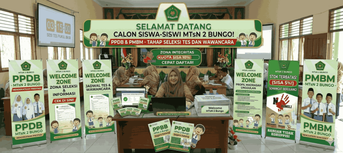 Gelar Tes Seleksi PMBM, MTsN 2 Bungo Sambut Hangat Ratusan Calon Siswa-Siswi Baru