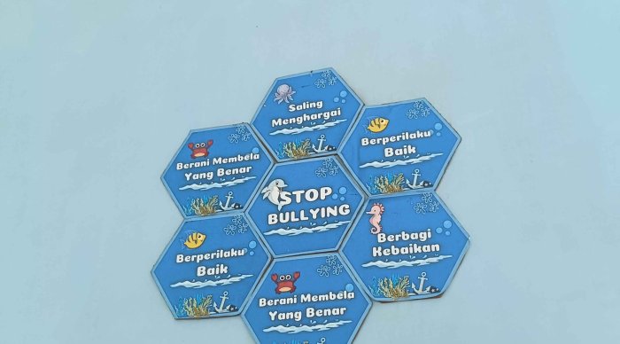 MTsN 2 Bungo Pasang Media Edukasi Stop Bullying di Kelas IX.F