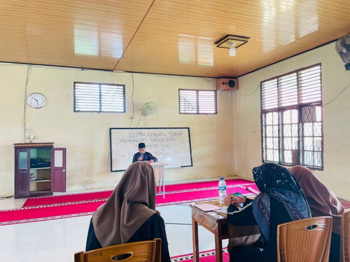 Lomba Tilawatil Qur'an Warnai Maulid Nabi di MTsN 2 Bungo