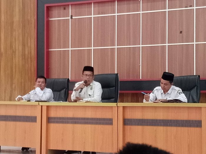 Kepala MTsN 2 Bungo, Drs. H. Zaharudin, Hadiri Rapat Koordinasi Bidang Madrasah se-Kabupaten Bungo