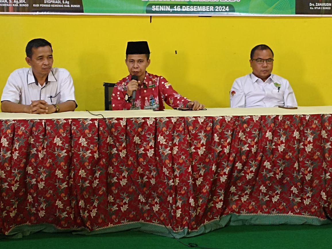 PEMBINAAN OLEH KEPALA KANTOR KEMENTERIAN AGAMA KABUPATEN BUNGO 
