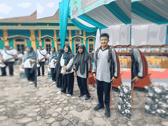Tiga Siswa MTsN 2 Bungo Raih Hadiah Undian Kupon pada Peringatan HAB Kemenag