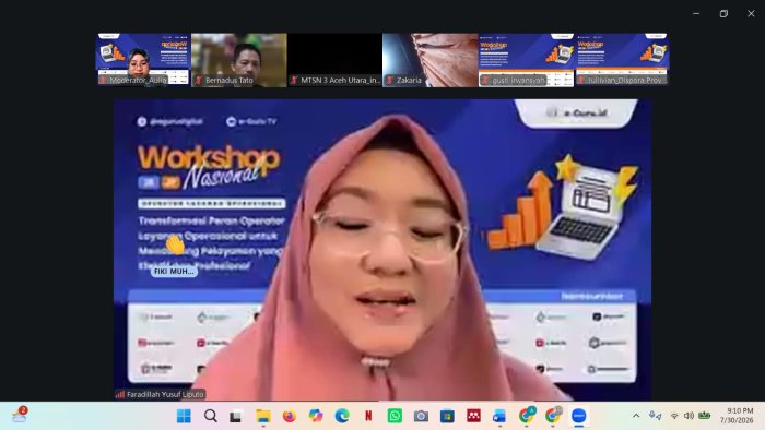 Kejar Tenggat Waktu, Staf TU MTsN 2 Bungo Pacu Penyelesaian SKP Triwulan II