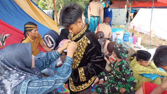 Persiapan Karnaval Baju Nusantara di Cadika Jambore Semarak