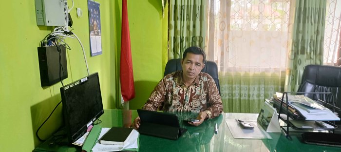 Penguatan Kepegawaian Kepala MTsN 2 Bungo Hadiri Zoom Meeting Kanwil Kemenag Jambi