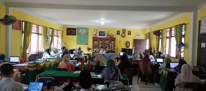 MTsN 2 Bungo Matangkan Persiapan Penilaian Kinerja Kepala Madrasah 