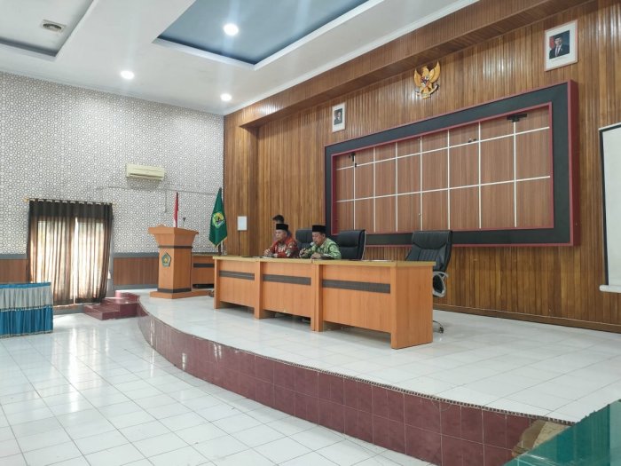 Kepala MTsN 2 Bungo Ikuti Rapat Koordinasi Rangkaian HAB Kemenag Bungo