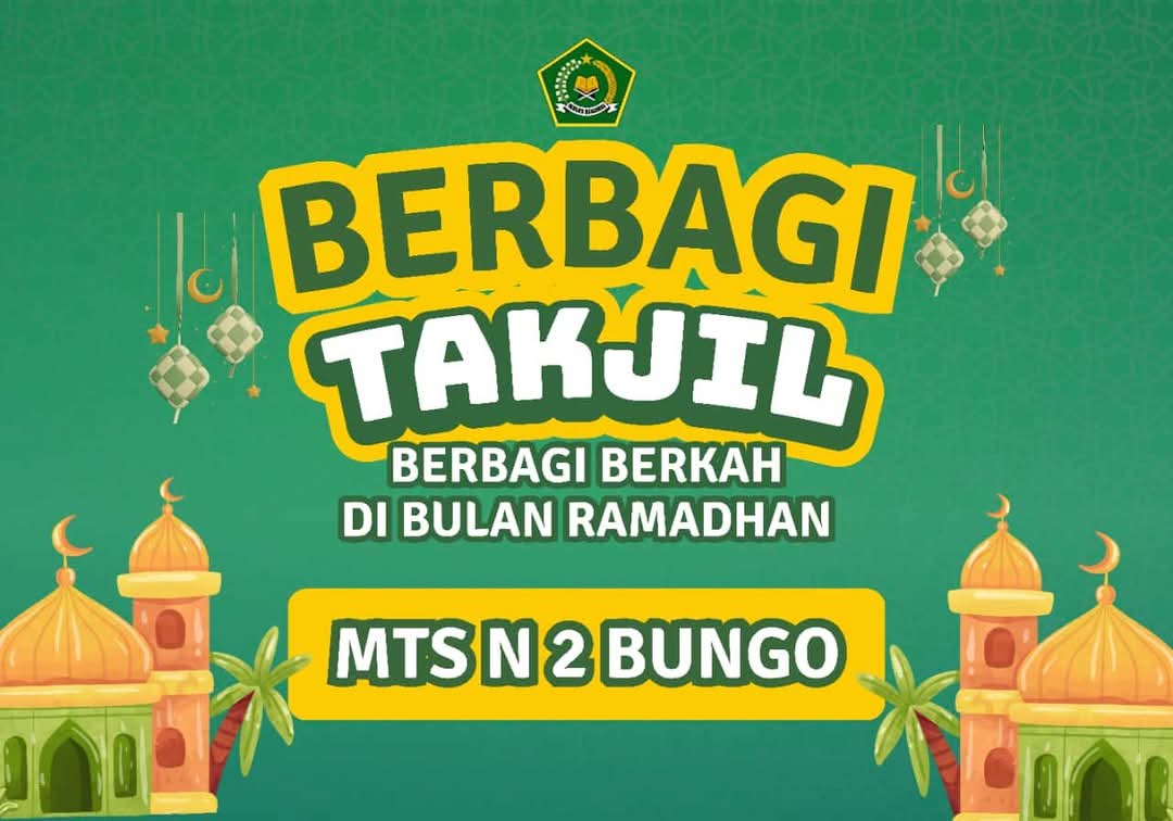 ANGGOTA OSIM MTsN 2 BUNGO LAKUKAN AKSI BERBAGI TAKJIL DI BULAN RAMADHAN 