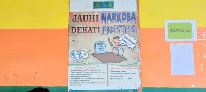 Cegah Penyalahgunaan Narkoba, MTsN 2 Bungo Tingkatkan Edukasi Melalui Poster Inspiratif Cegah Penyalahgunaan Narkoba, MTsN 2 Bungo Tingkatkan Edukasi Melalui Poster Inspiratif