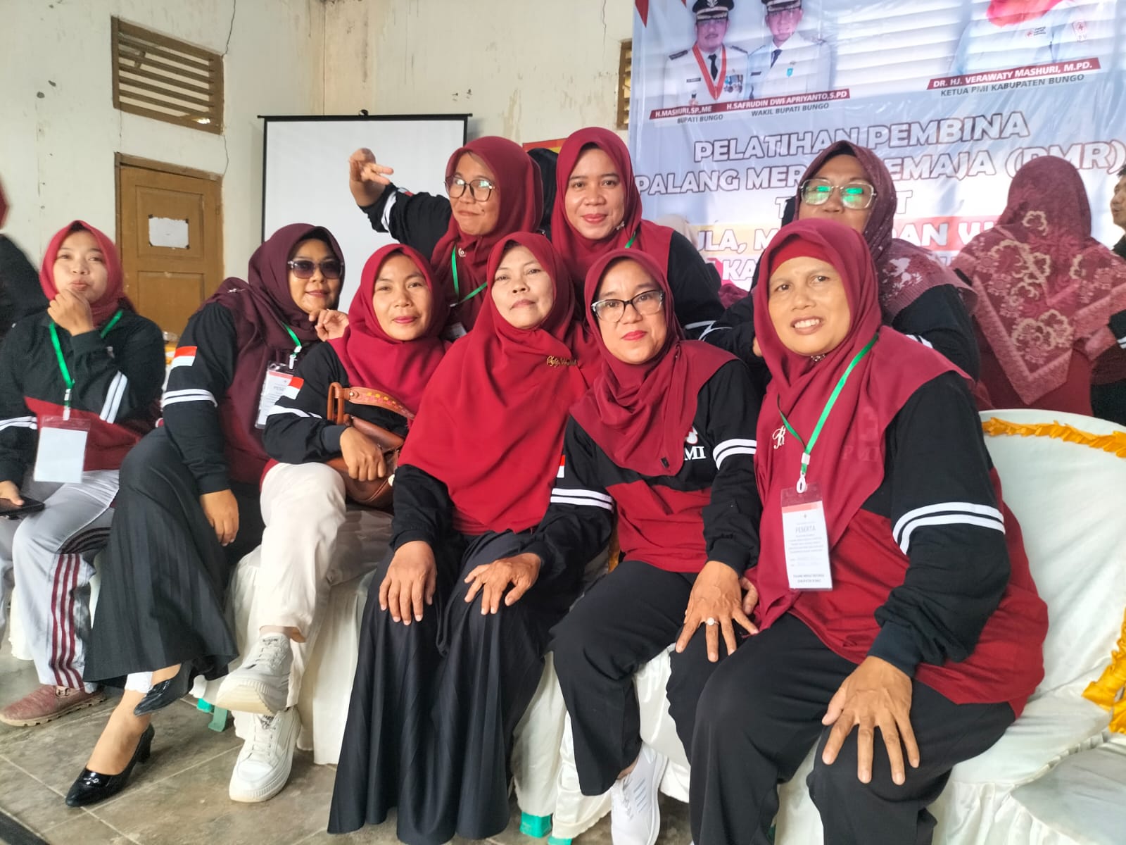 PELATIHAN PEMBINA DAN KETUA KELOMPOK PANGKALAN PMI CAB.BUNGO TAHUN 2025 UTUSAN DARI MTsN 2 BUNGO SIAP BERKONTRIBUSI