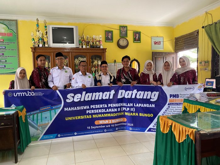 Selamat Datang ke MTsN 2 Bungo Mahasiswa PLP dari UMMUBA Selamat Datang ke MTsN 2 Bungo Mahasiswa PLP dari UMMUBA