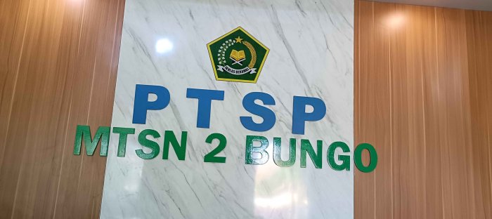 PTSP MTsN 2 Bungo Jadi Wujud Madrasah Modern dan Profesional
