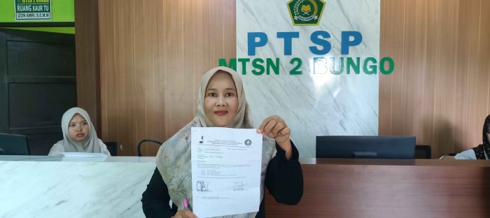MTsN 2 Bungo Terima Undangan Latihan Gabungan Pramuka dari MAN 1 Bungo Plus Keterampilan