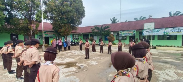 MTsN 2 Bungo Gelar Apel Pelepasan Kontingen JAMDA Kabupaten Bungo
