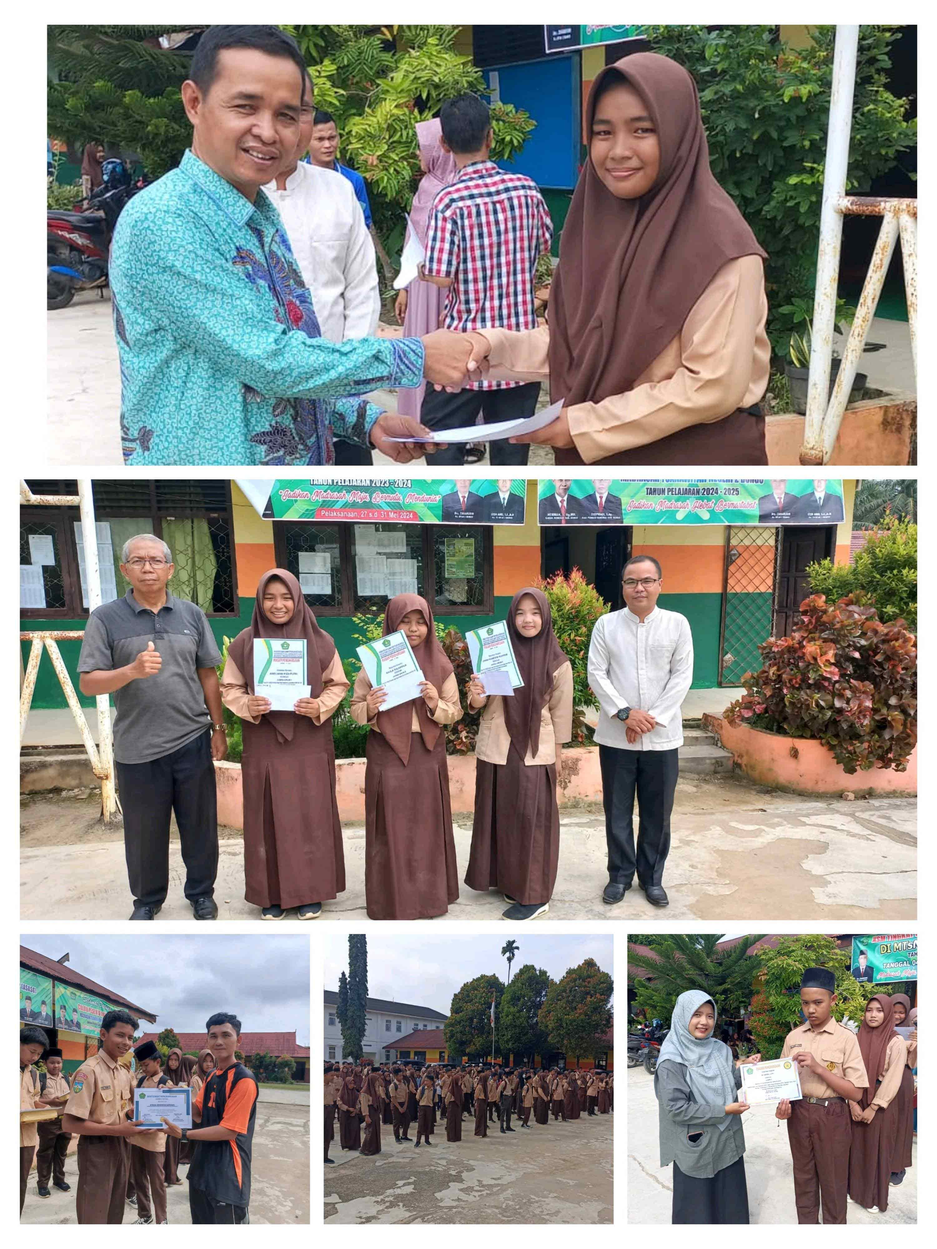 Pembagian Hadiah,Pengumuman Juara Kelas, class meeting dan KSM tingkat satuan pendidik tahun 2024 