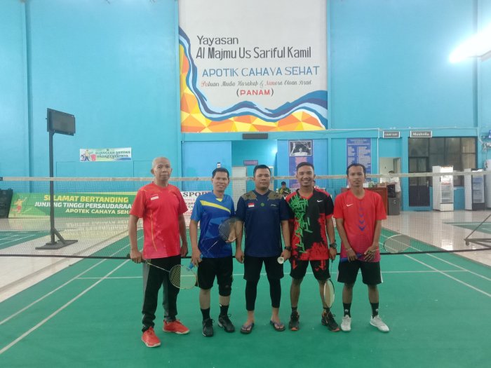 Dua Guru MTsN 2 Bungo Ikuti Lomba Bulu Tangkis dalam Rangka HAB Kementerian Agama