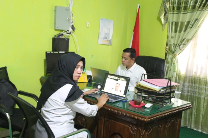 Akselerasi Data Guru: Kepala MTsN 2 Bungo dan Operator Ikuti Rakor Finalisasi Pemetaan Beban Kerja (SIMPEMA