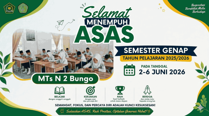 MTsN 2 Bungo Gelar ASAS Genap Berbasis Android