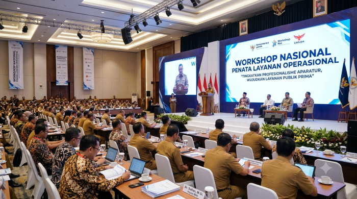 Tingkatkan Profesionalisme Aparatur, Workshop Nasional Penata Layanan Operasional Resmi Dikeluarkan