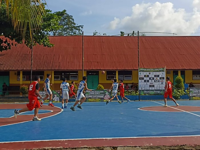 Kobarkan Semangat Pantang Menyerah: Tim Basket Putra MTsN 2 Bungo Masih Tetap Berlaga Hari Ini