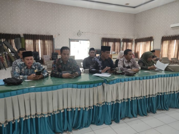 Kepala MTsN 2 Bungo Hadiri Rapat Persiapan HAB Kemenag Kabupaten Bungo
