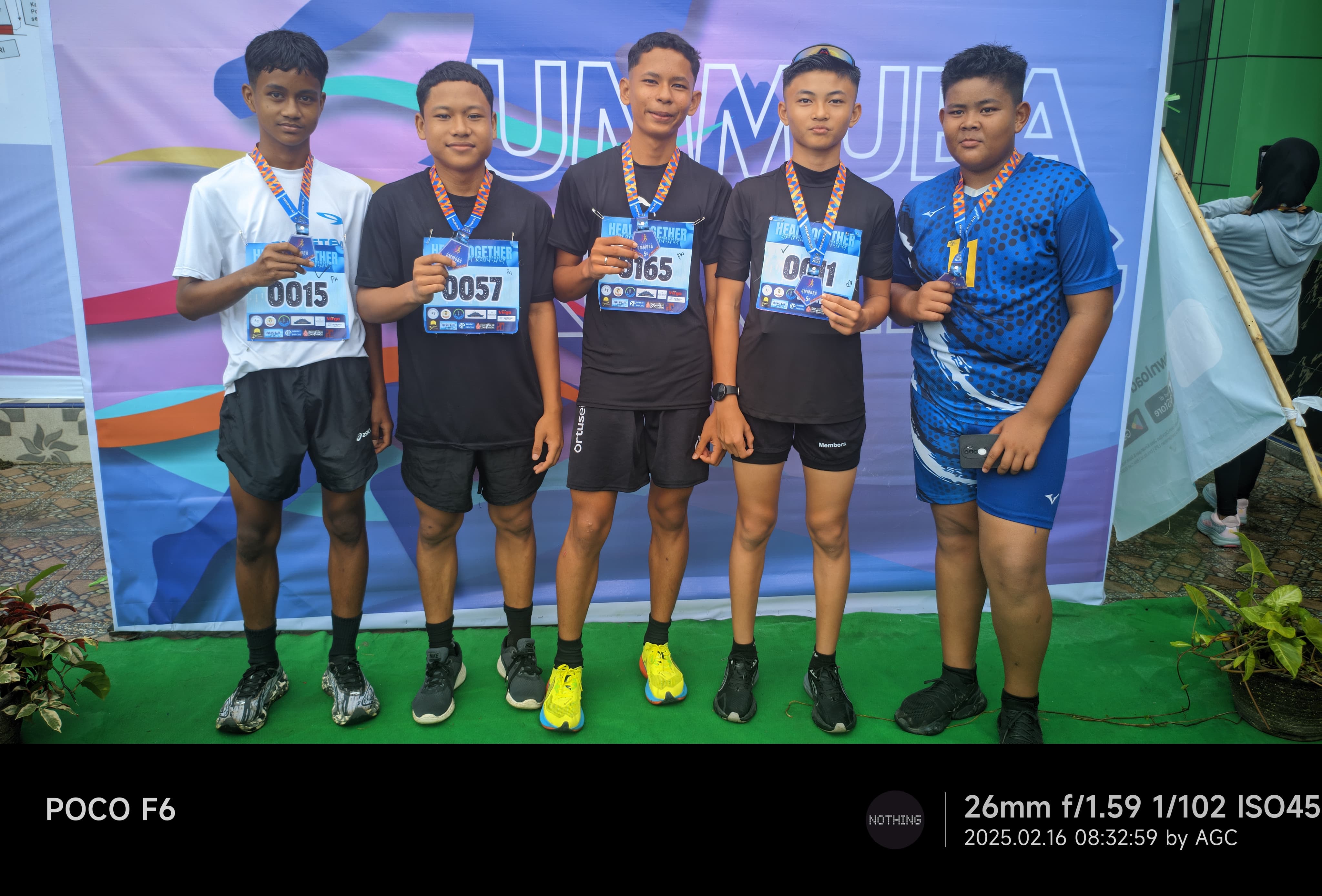 SISWA MTsN 2 BUNGO IKUT SERTA DALAM EVENT UMMUBA RUNNING JARAK 5 KM 2025 