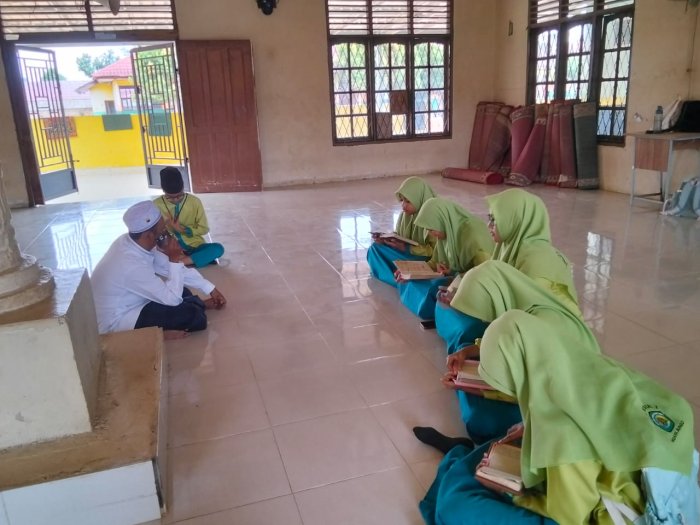 Peserta Tahfiz Lakukan Uji Kemampuan Jelang Lomba HAB Bungo