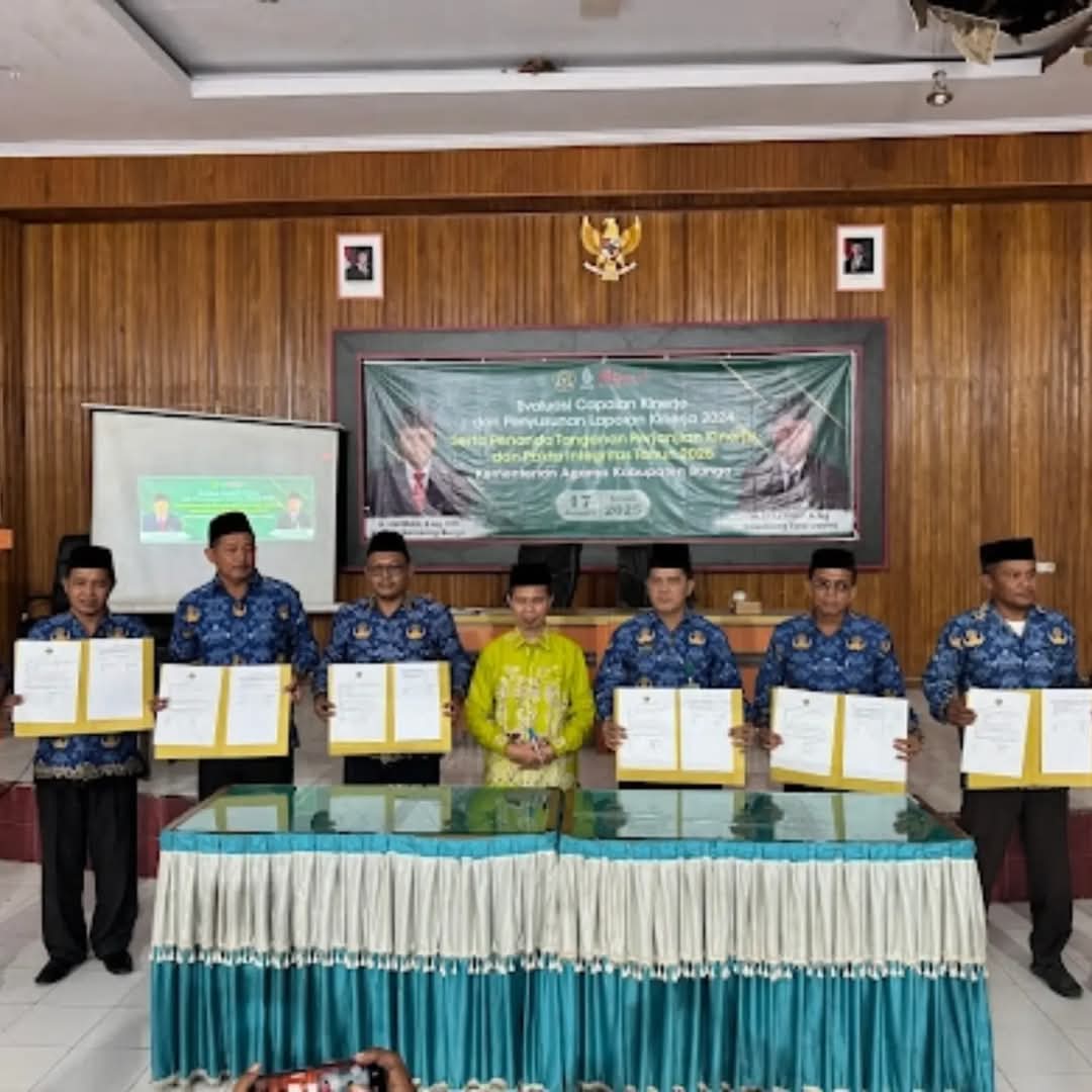 KEPALA MTsN 2 BUNGO HADIRI EVALUASI CAPAIAN KINERJA DAN PENYUSUNAN LAPORAN KINERJA