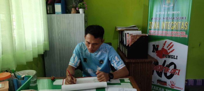 Penilaian Mata Pelajaran IPS di MTsN 2 Bungo Berlangsung