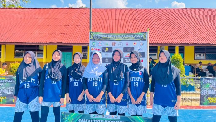Ajang Pembuktian Mental Juara: Tim Basket Putri MTsN 2 Bungo Siap Tempur Lawan SMP N 3 Tebo