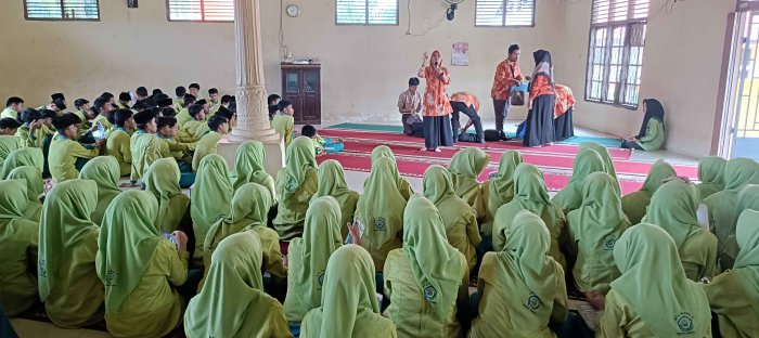 Bantu Siswa Tentukan Masa Depan, SMK Setih Setio Muara Bungo Gelar Sosialisasi di MTsN 2 Bungo