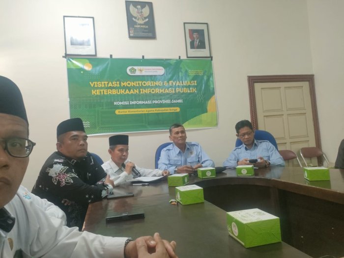 Perkuat Keterbukaan Informasi, MTsN 2 Bungo Hadiri Agenda Monev KIP 2025