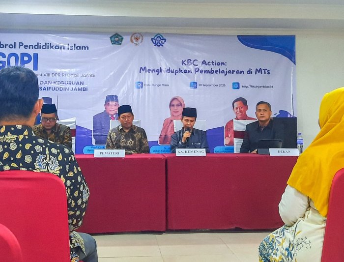 Lima Guru MTsN 2 Bungo Ikuti Diskusi Pendidikan Islam Bersama DPR