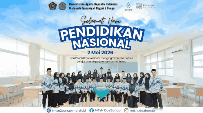 Peringati Hardiknas 2026, MTsN 2 Bungo Tegaskan Komitmen Belajar Sepanjang Hayat